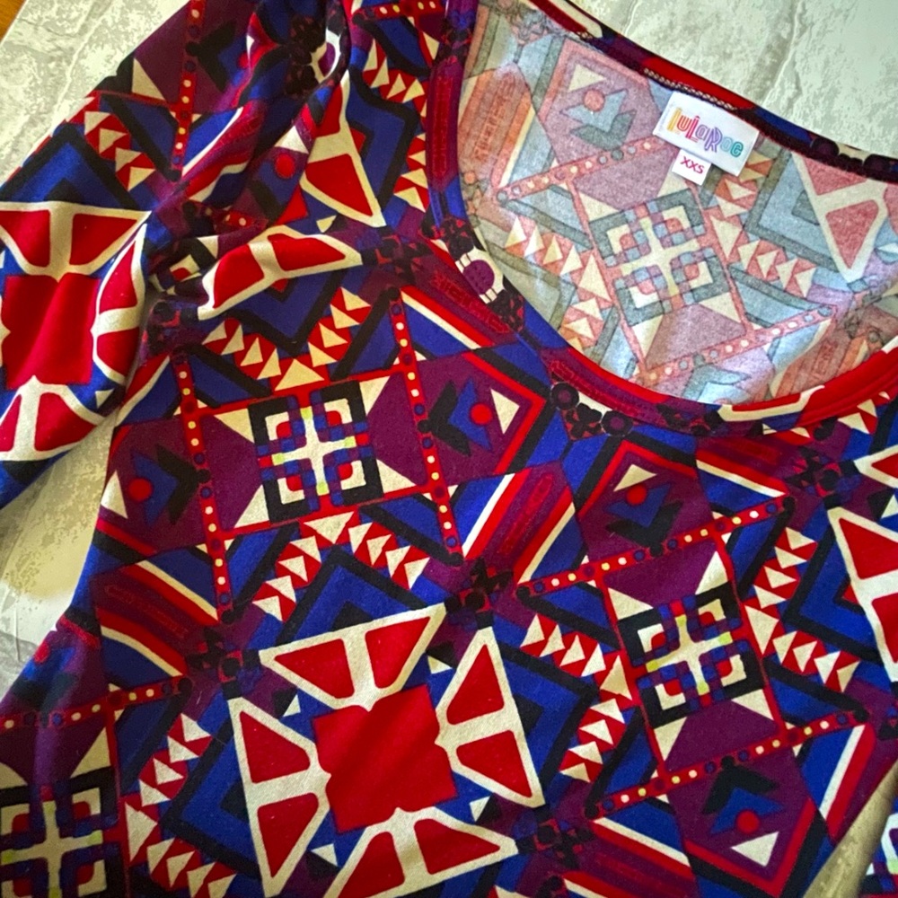 LuLaRoe Nicole Dress XXS Like New